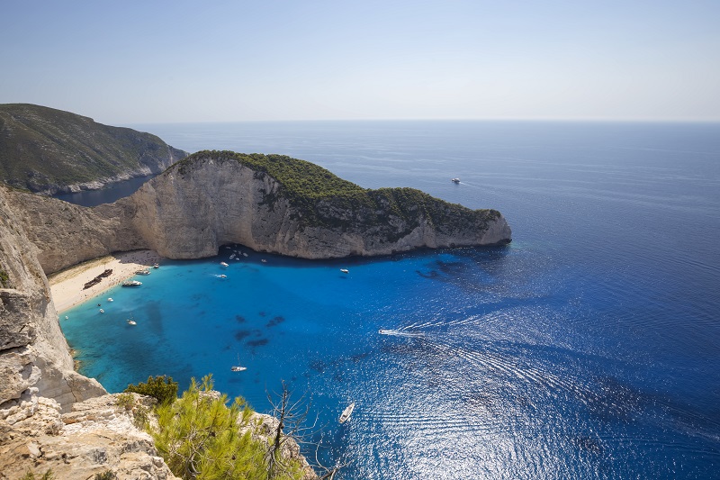 Navagio beach in Greece